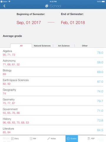 iSchool - School diary screenshot 4