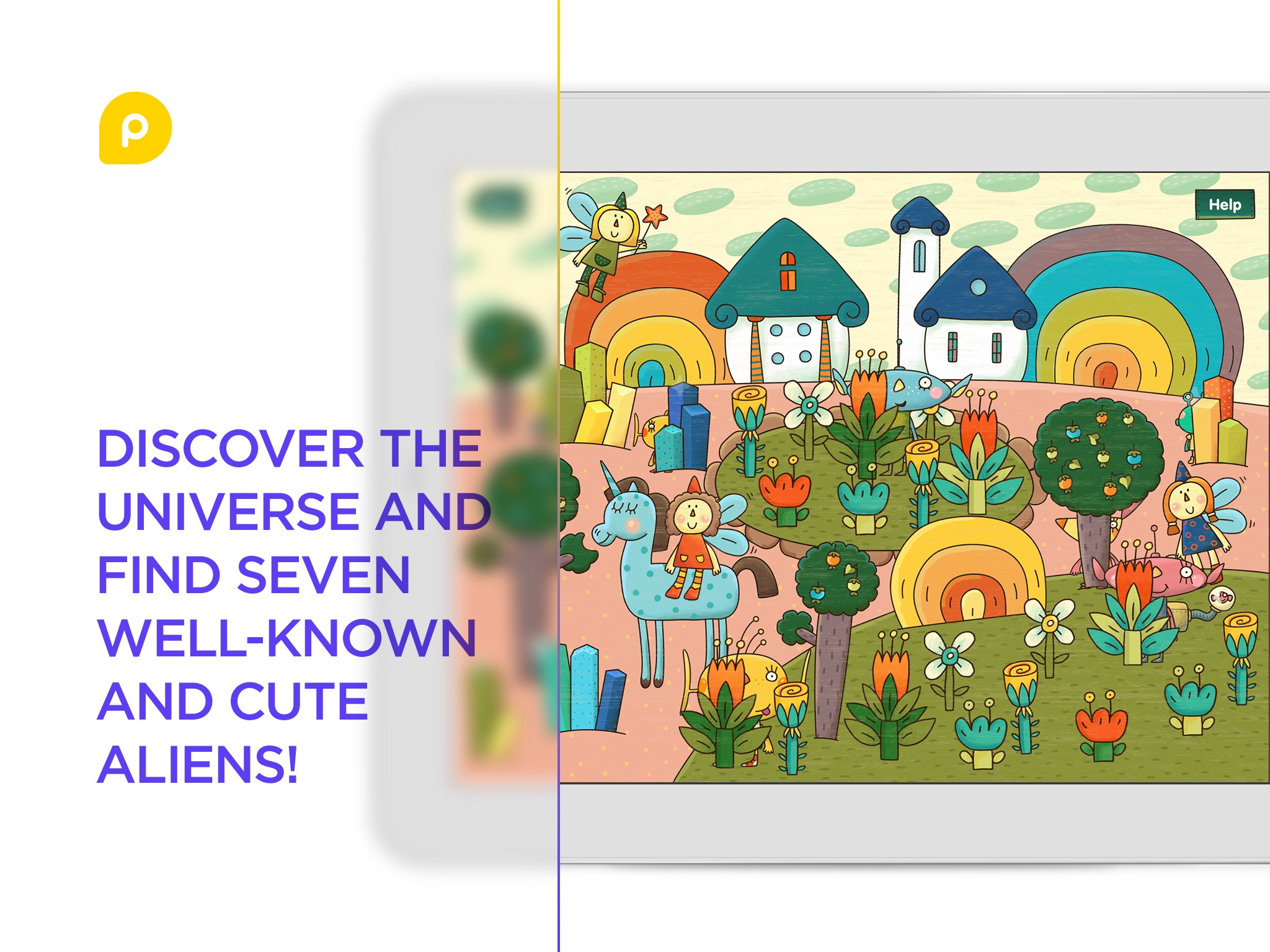 Screenshot do app Mini-U: Peekaboo Universe