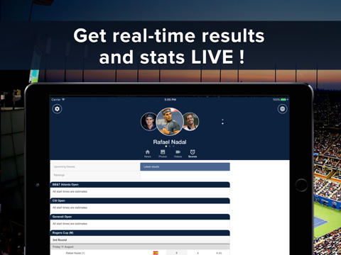 Tennis Addict : vidéos, alertes - náhled