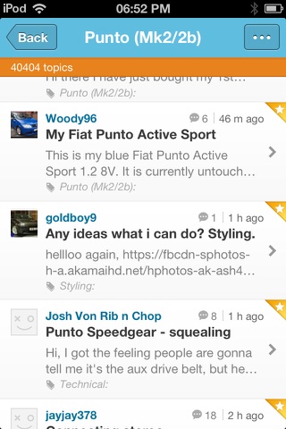 FIAT Forum screenshot 3