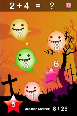 Game screenshot Halloween Maths Lite apk