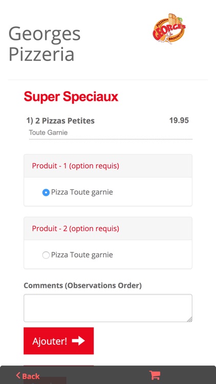 Georges Pizzeria screenshot-3