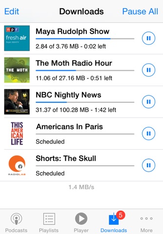 PodCruncher Podcast Player screenshot 4