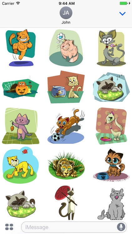 Cute Kitten Stickers - Meow!