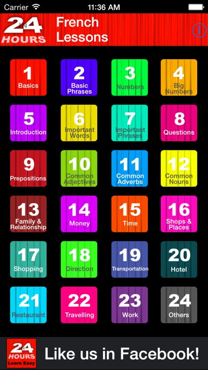 In 24 Hours Learn French