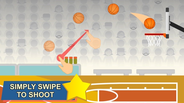 Swipe Shootout: Basketball Fun