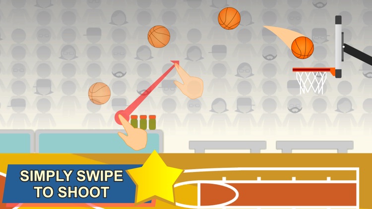 Swipe Shootout: Basketball Fun screenshot-0