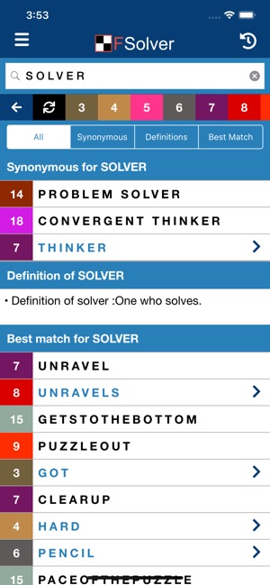 FSolver - Crosswords(圖1)-速報App