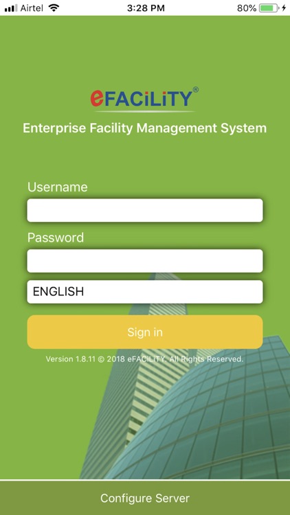 eFACiLiTY® Smart Facility App