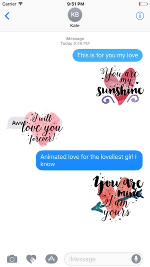 Animated Love Quotes Stickers(圖5)-速報App