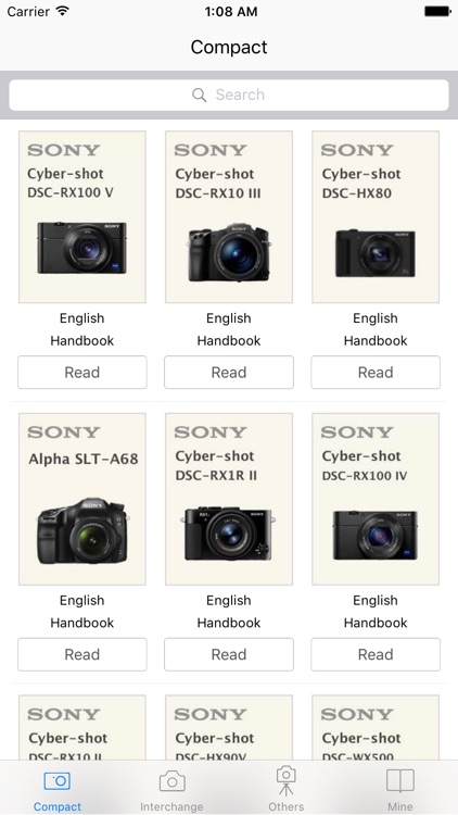 Sony Camera Handbooks