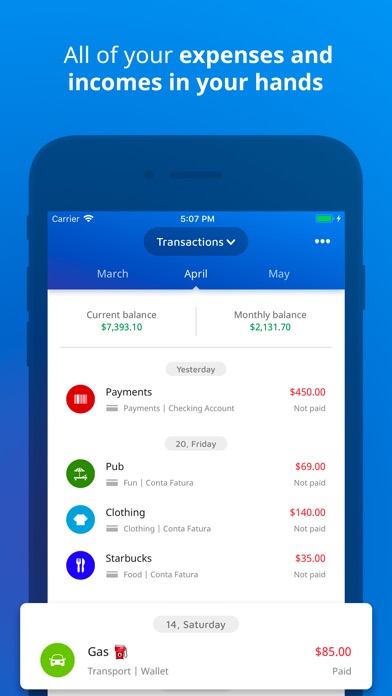 mobills budget planner by
