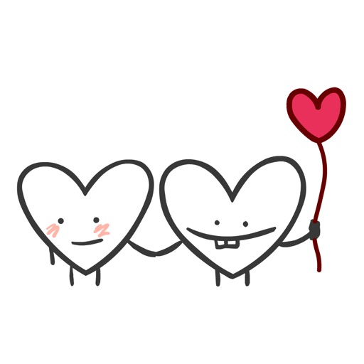 Heart Valentine Stickers