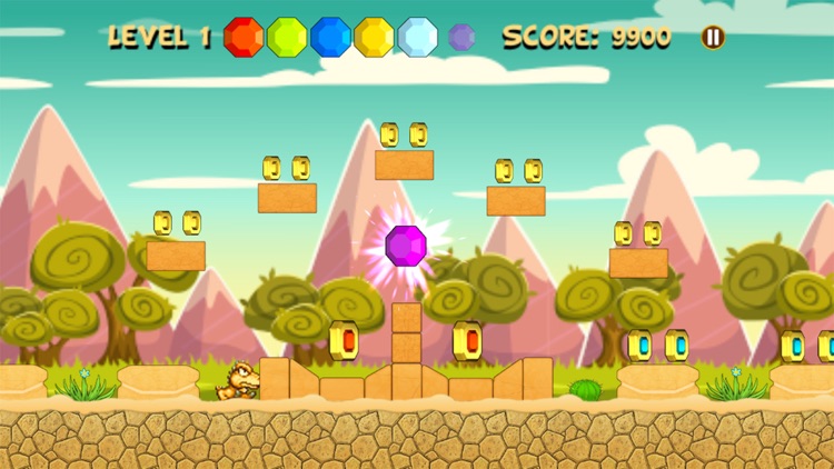 Baby Dinosaur Running Hill screenshot-3