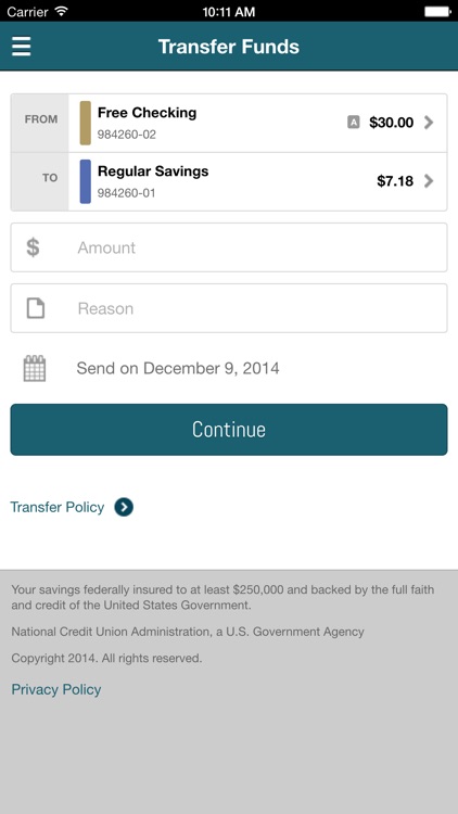 Advantis Credit Union Mobile screenshot-3