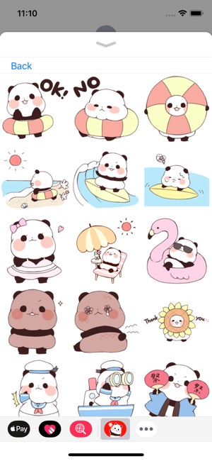 Panda Stickers Collection