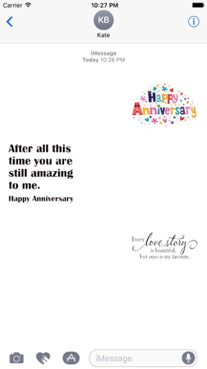 Happy Anniversary Love Sticker Pack