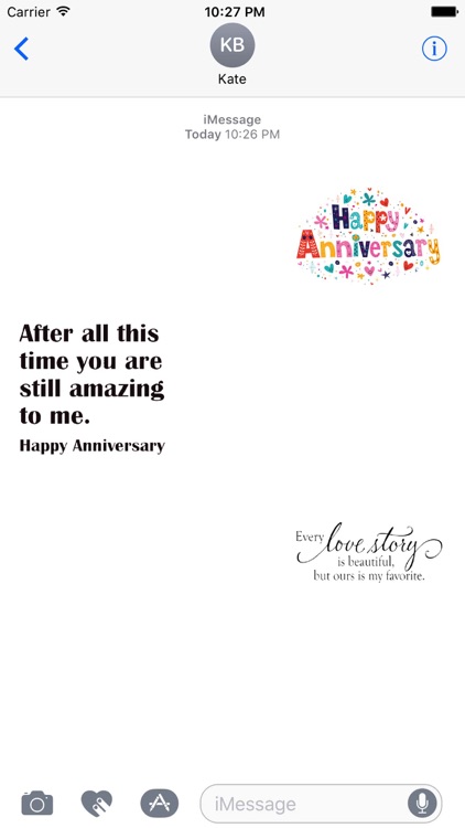 Happy Anniversary Love Sticker Pack