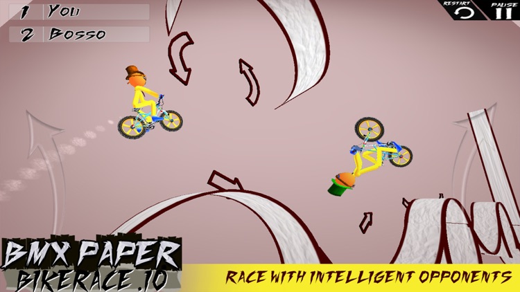 Paper BMX - Bike Race Stunts