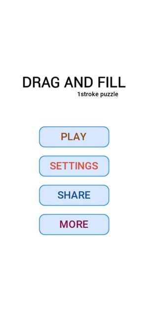 Drag And Fill - 1Stroke Puzzle