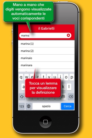 Dizionario Italiano Gabrielli screenshot 2