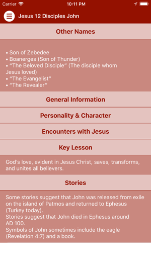 Jesus 12 Disciples John(圖4)-速報App