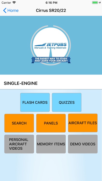 Cirrus SR20/22 Study App