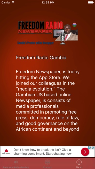 Gambia Freedom Radio screenshot 2