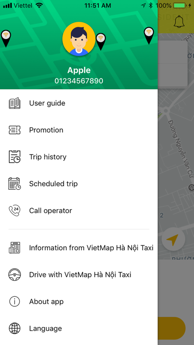 VietMap Hà Nội Taxi screenshot 2