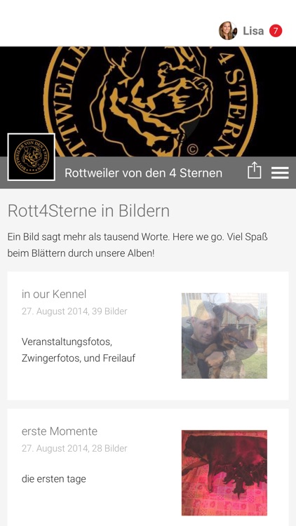 Rottweiler von den 4 Sternen