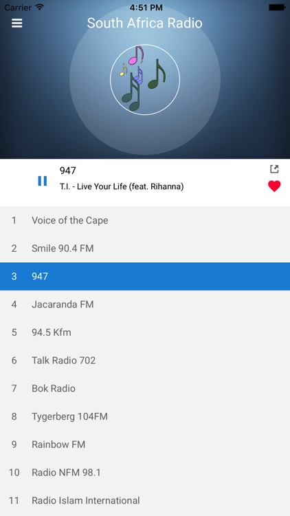 South Africa Radio Station FM