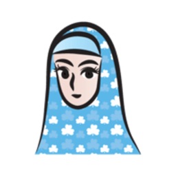 Blue Scarf Woman