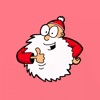 Santa Claus Stickers by Kobbe