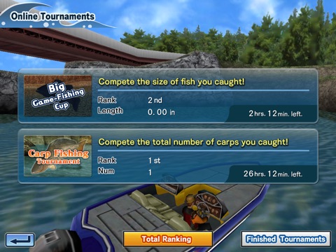 Bass Fishing 3D HD screenshot 2