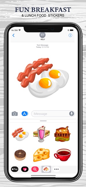 Fun Breakfast & Food Stickers(圖3)-速報App