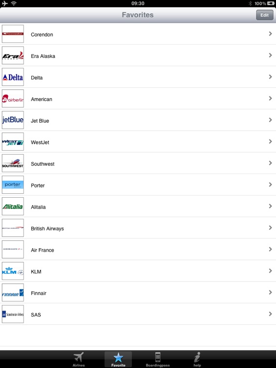 Airline Flight Check-In Americas for the iPad screenshot-3