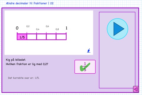 Decimals and fractions math screenshot 4