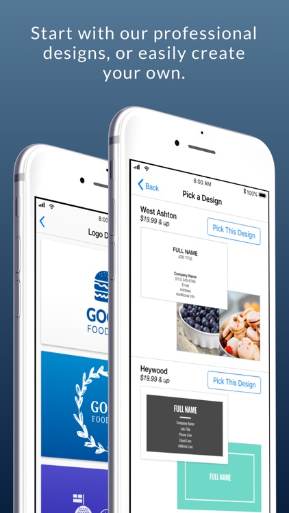 Business Card Maker & Logo App screenshot-3