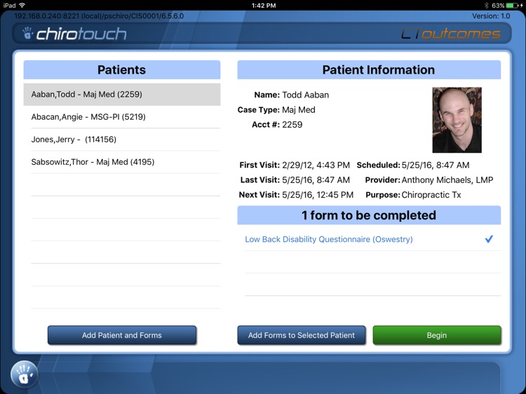 CT Outcomes Mobile 7.0