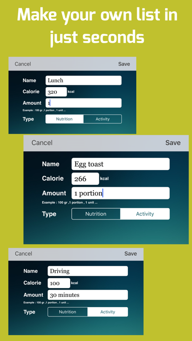 Daily Calorie Calorie Counter screenshot 4