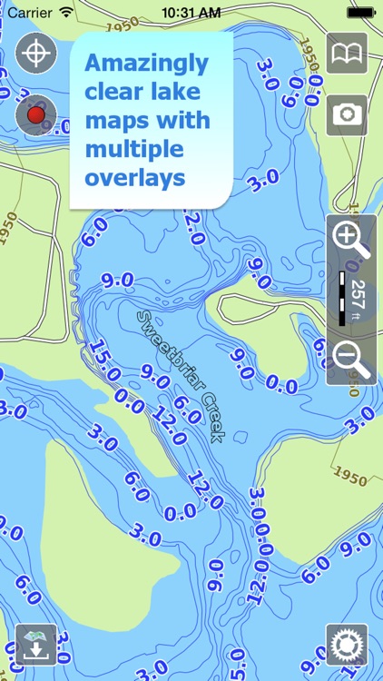 Aqua Map North Dakota Lakes