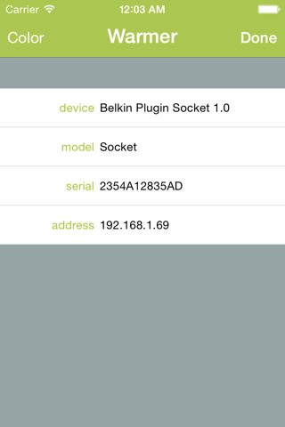 WeTap! for Belkin WeMo screenshot 2