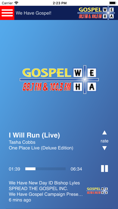 How to cancel & delete We Have Gospel | WEHA RADIO from iphone & ipad 1