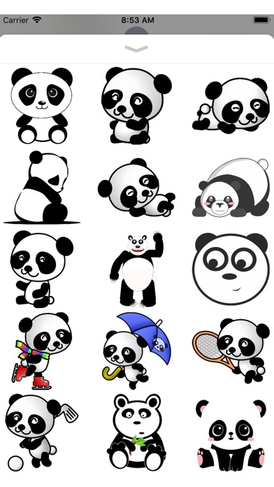 Panda Stickers - 2018 screenshot 2