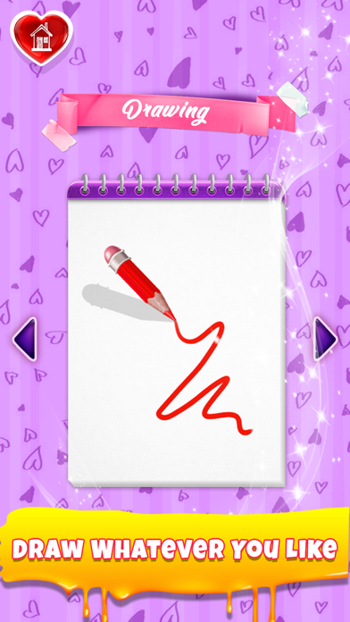 Valentine Coloring Diary screenshot 2