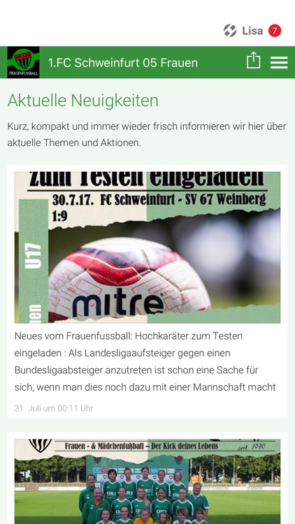 1.FC Schweinfurt 05 Frauen