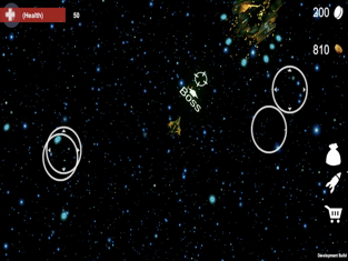 Asteroid Shot, game for IOS