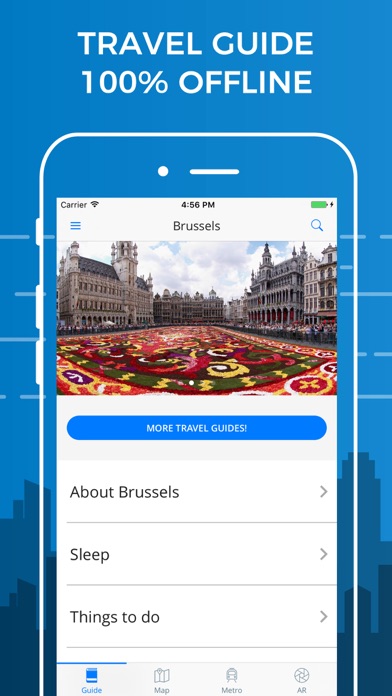 How to cancel & delete Brussels Travel Guide with Offline Street Map from iphone & ipad 1