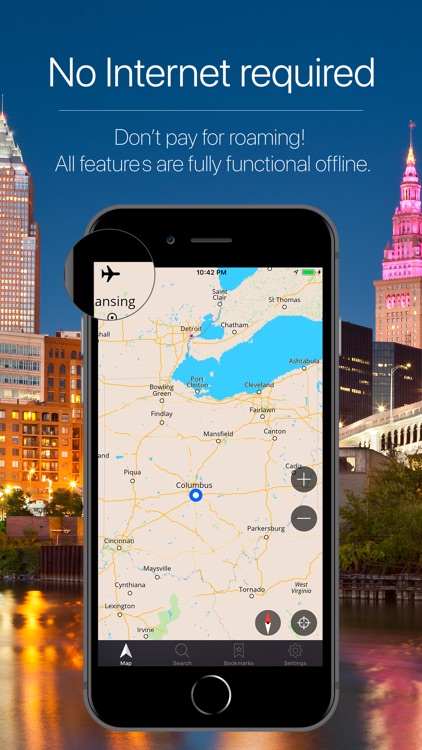 Ohio, USA Offline Navigation