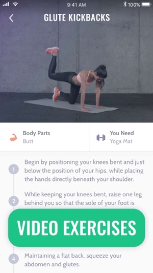 30 day fitness challengea on the app store screenshots